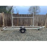 Trailus Single Axle Twin Canoe Trailer, year of manufacture 2021 (located in Rhyl, Wales) Please