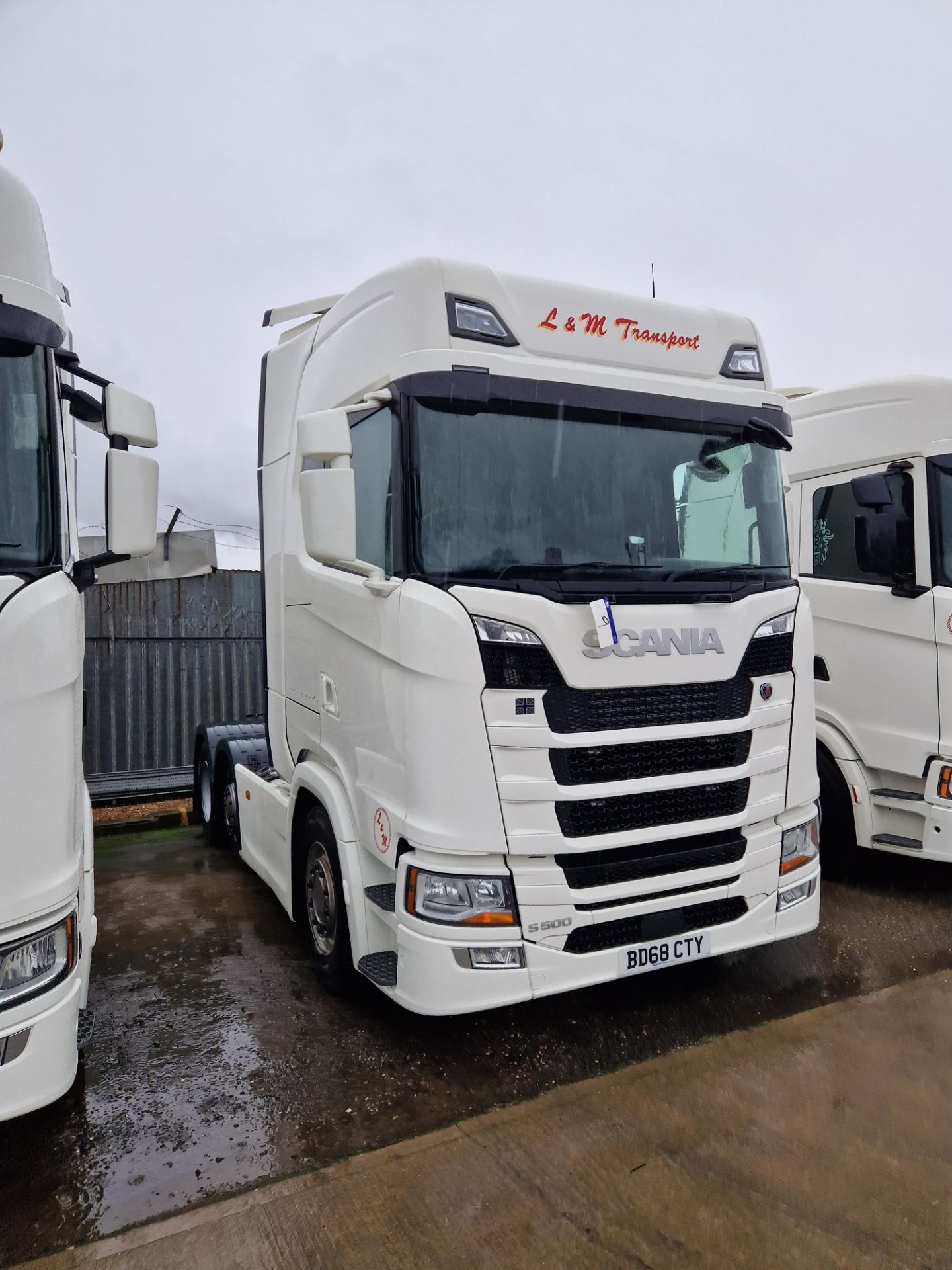 Scania S500 Highline 6x2 Tractor Unit, Registration No. BD68 CTY, Mileage: 526,603KM (at time of - Image 2 of 9