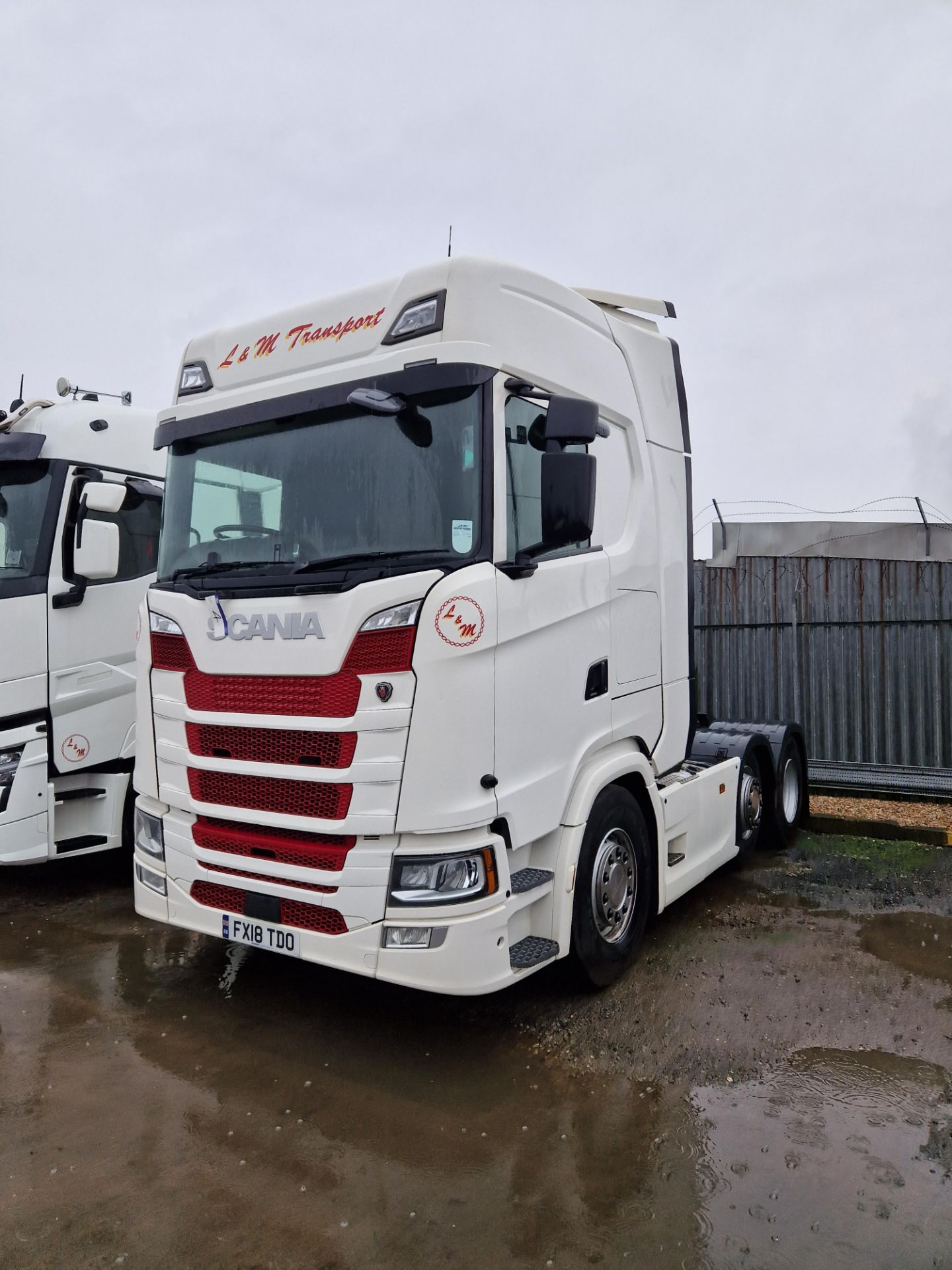 Scania S450 Highline A6x2/2NA Tractor Unit, Registration No. FX18 TDO, Mileage: 663,174KM (at time - Image 2 of 9