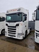 Scania S450 Highline A6x2/2NA Tractor Unit, Registration No. FX18 TDU, Mileage: 687,370KM (at time
