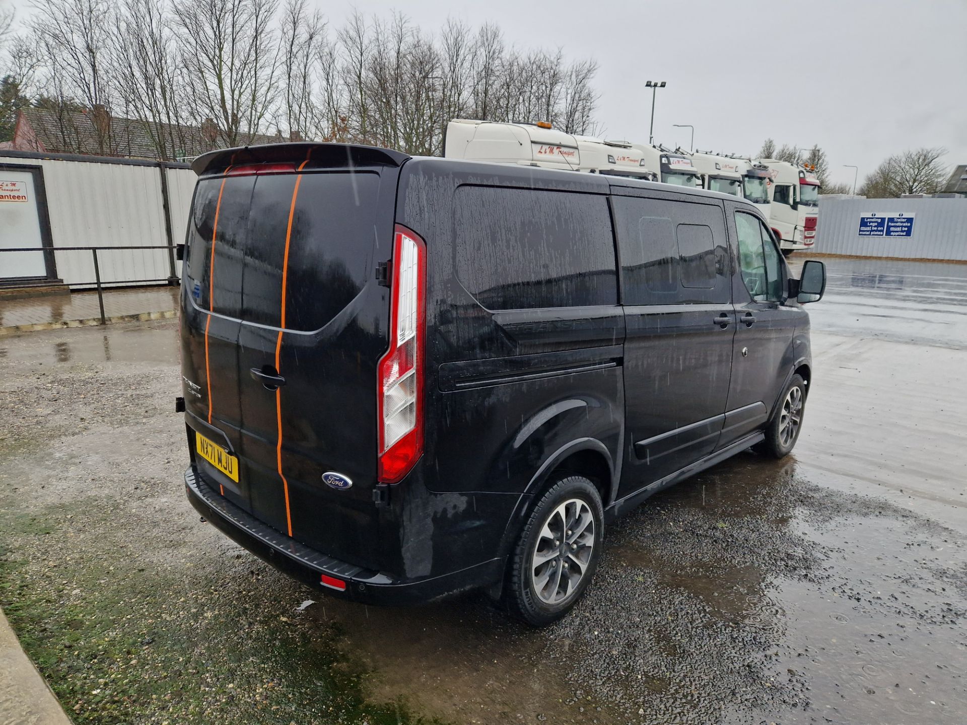 Ford Transit Custom 310 L1 Sport 2.0TDCI 185ps Low Roof Crew Cab Van, Registration No. NX71 MJU, - Image 4 of 8