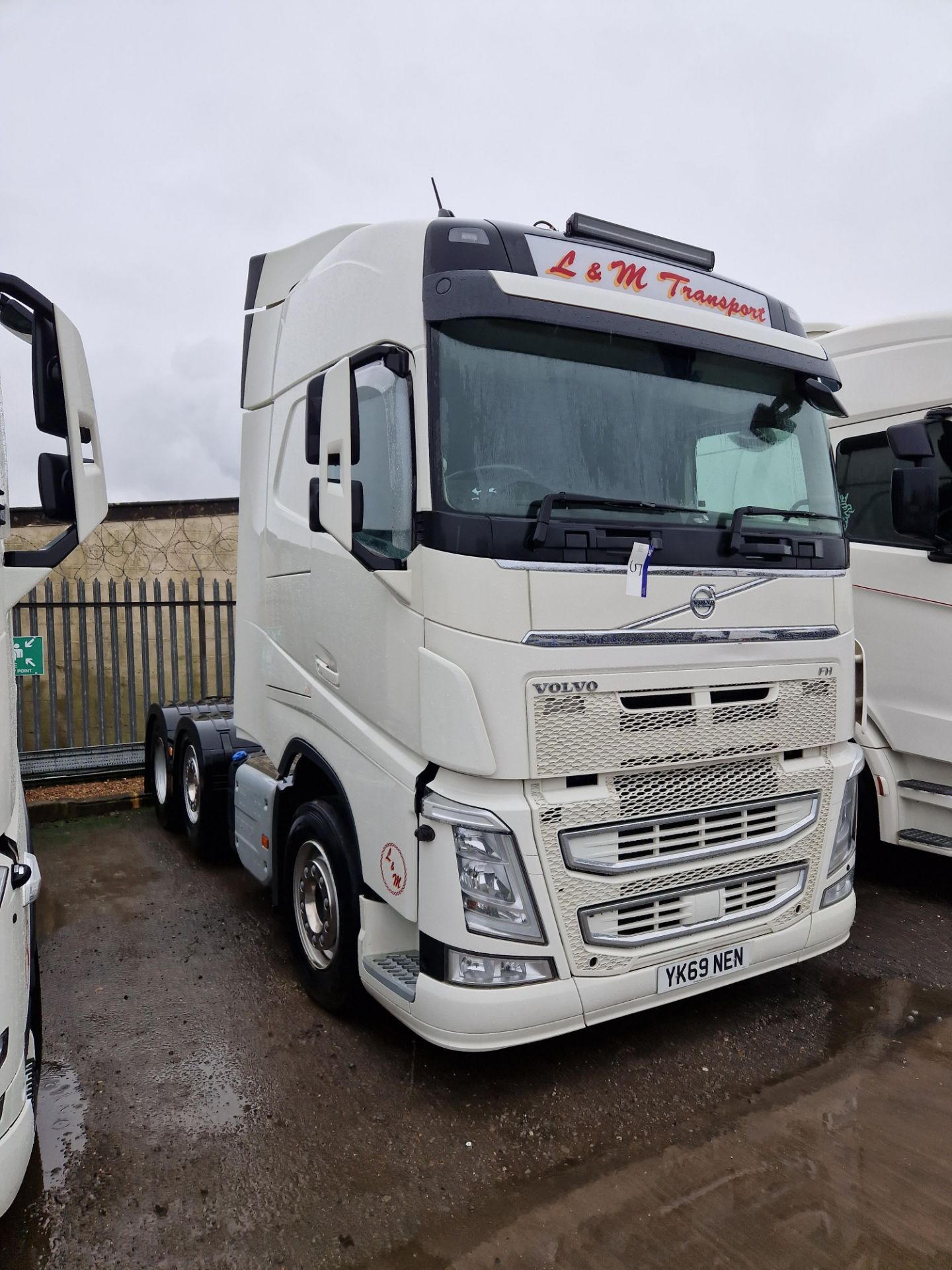 Volvo FH500 Globetrotter 6x2 Tractor Unit, Registration No. YK69 NEN, Mileage: 419,926KM (at time of - Image 2 of 8