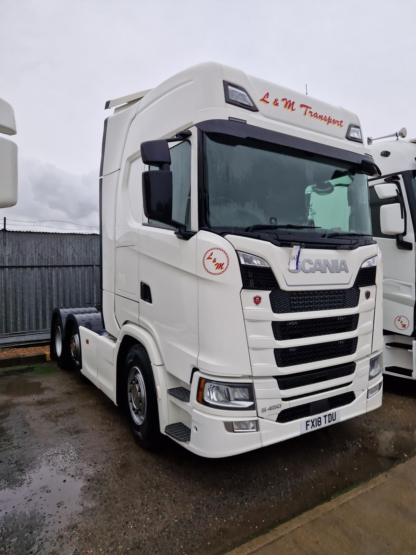 Scania S450 Highline A6x2/2NA Tractor Unit, Registration No. FX18 TDU, Mileage: 687,370KM (at time - Image 2 of 8