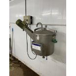 Typhoon Stainless Steel Wall Mounted Yoghurt Mixer, machine no. 87 TY, approx. 420mm dia. x 400mm