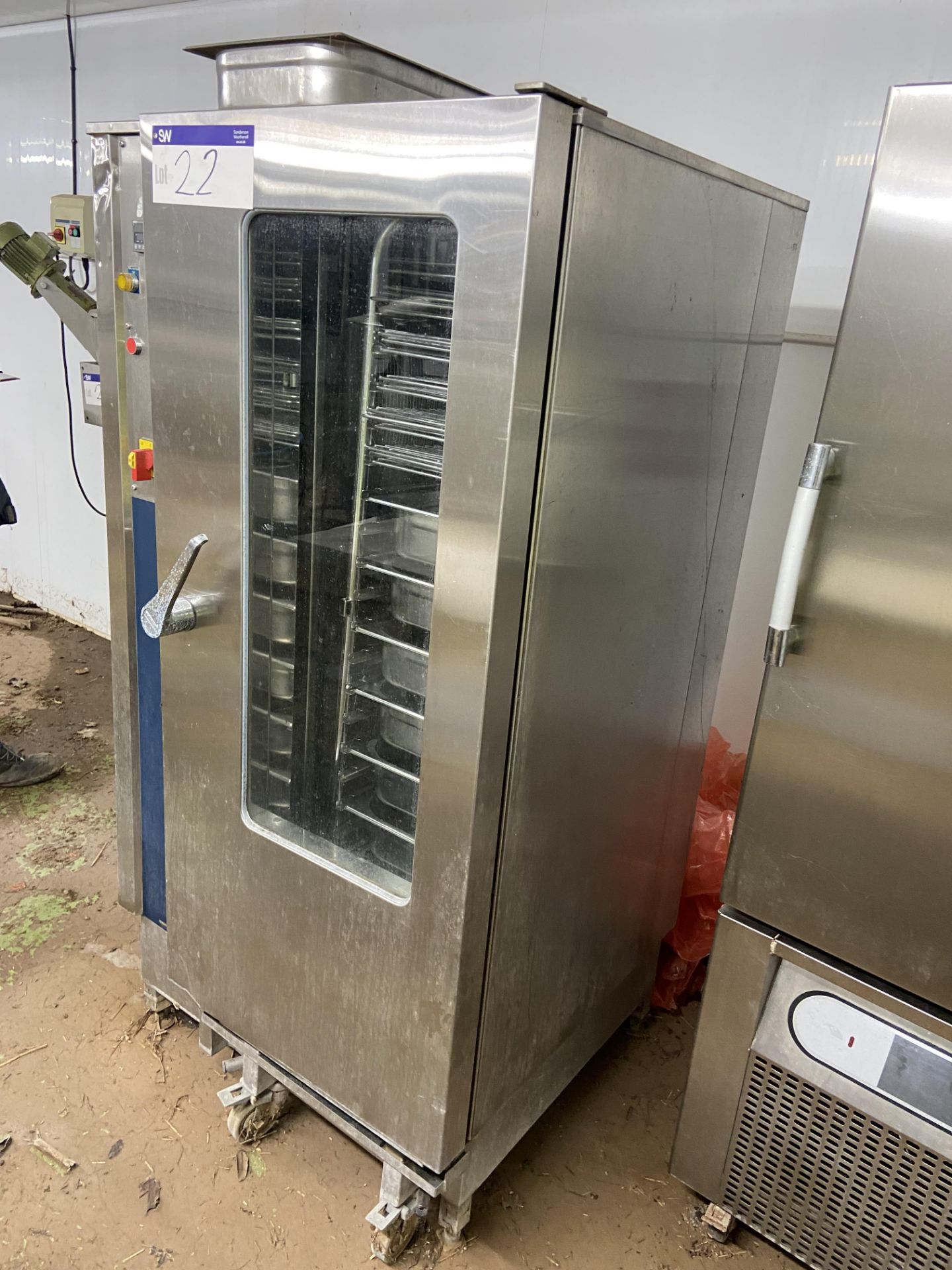 Rational CD201 CLOTTED CREAM HEATER/ OVEN, with multi-tray mobile rack, serial no. 20192031103, with - Image 4 of 7