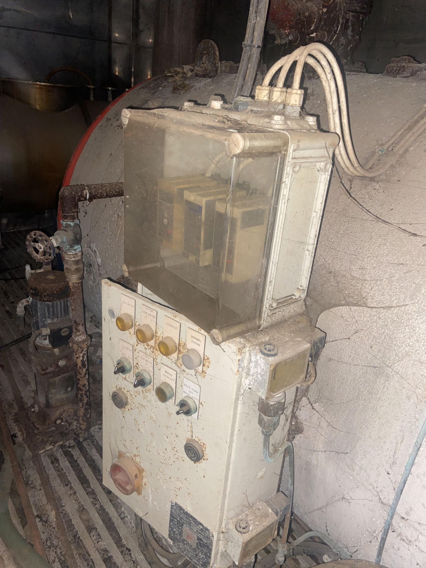 Cochran Boilers Borderer 910kg/hr Oil Fired Boiler, serial no. 25/1052, year of manufacture 1995 (no - Bild 4 aus 5