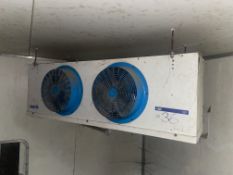 Searle KM80-4 Twin Fan Evaporator, serial no. 269388, with compressor / single fan condenser (on