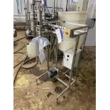 BAG IN BOX FILLING MACHINE, with centrifugal pump and stainless steel framed stand (please note this