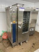 Rational CD201 CLOTTED CREAM HEATER/ OVEN, with multi-tray mobile rack, serial no. 20192031103, with