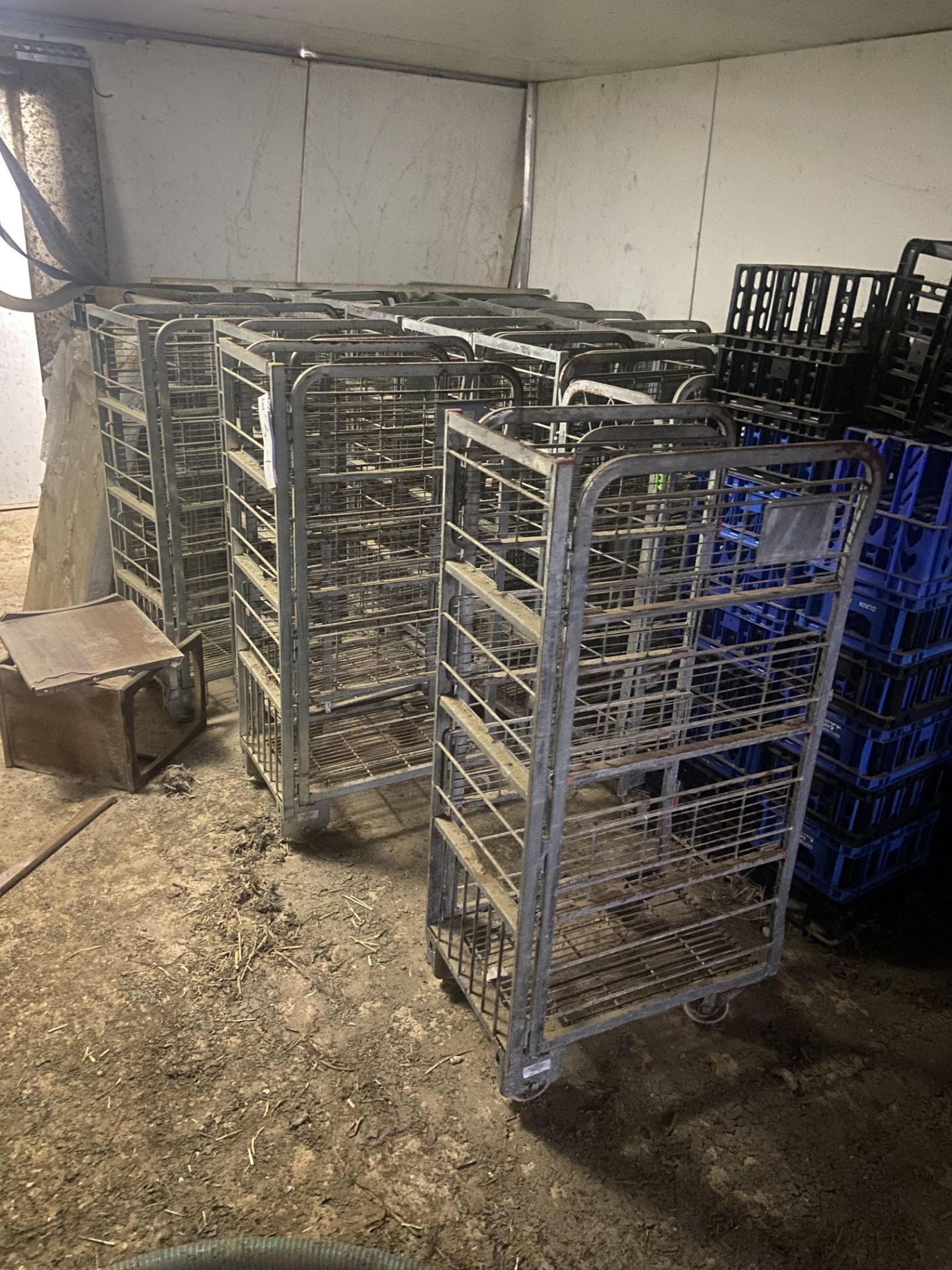 Approx. 22 Cage Trolleys, each approx. 650mm x 350mm x 1.1m deep Please read the following important