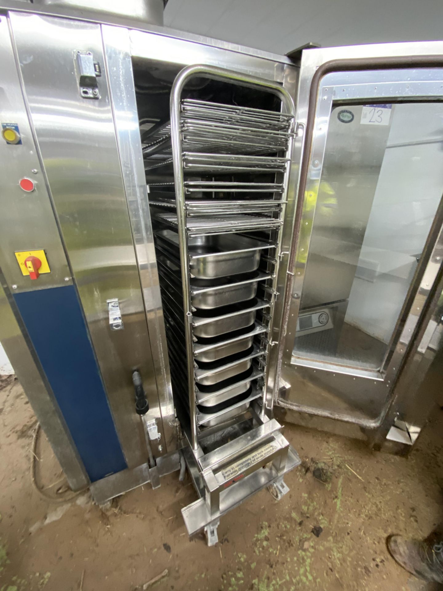 Rational CD201 CLOTTED CREAM HEATER/ OVEN, with multi-tray mobile rack, serial no. 20192031103, with - Image 5 of 7