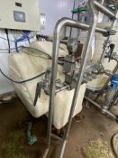 APV KF6 3PS HOMOGENISER, serial no. 67365, with stainless steel control panel (immediate piping only