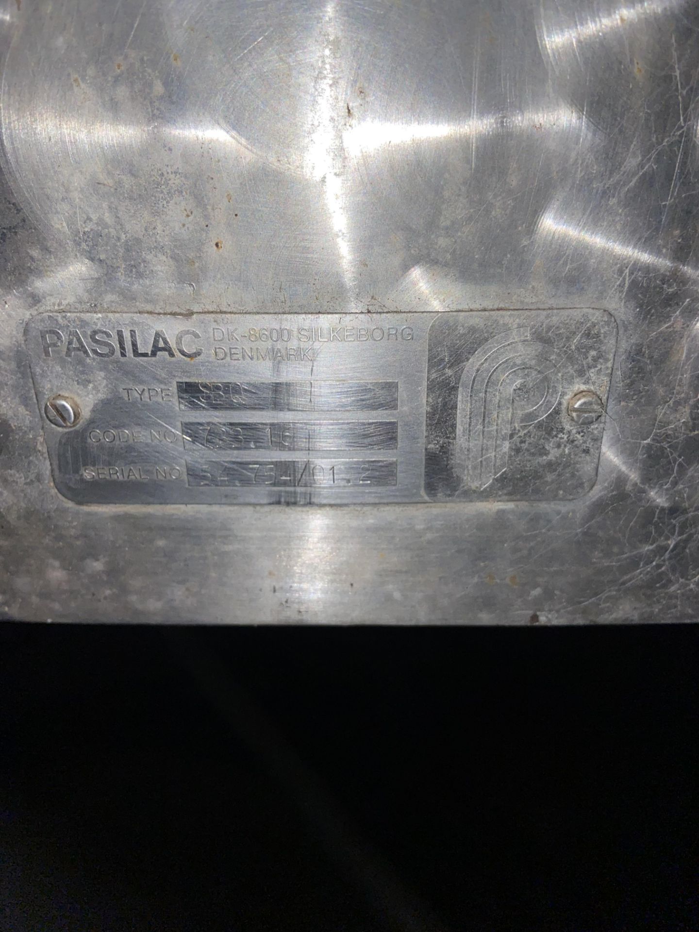 Pasilac SBQ VERTICAL STAINLESS STEEL MIXING VESSEL, code no. 733.16, serial no. 54.754/01.2, approx. - Image 4 of 4