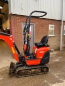 Kubota K008-3 TRACKED EXCAVATOR, year of manufacture 2019, serial no. 32061, indicated hours 0,