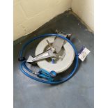 Stainless Steel Framed Hose Reel Please read the following important notes:- Fork Lifts and