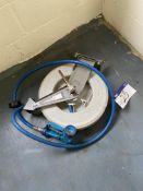 Stainless Steel Framed Hose Reel Please read the following important notes:- Fork Lifts and