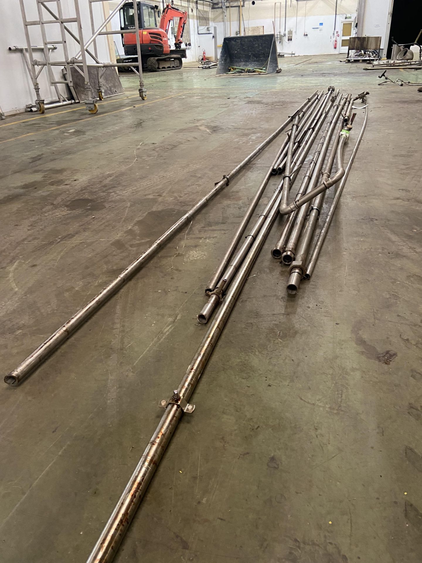 Approx. 12 Lengths of Stainless Steel Piping, mainly approx. 32mm outside dia., mainly approx. 5m - Image 2 of 2