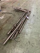 Assorted Stainless Steel Piping, with 90 degree bends and valves as fitted Please read the following