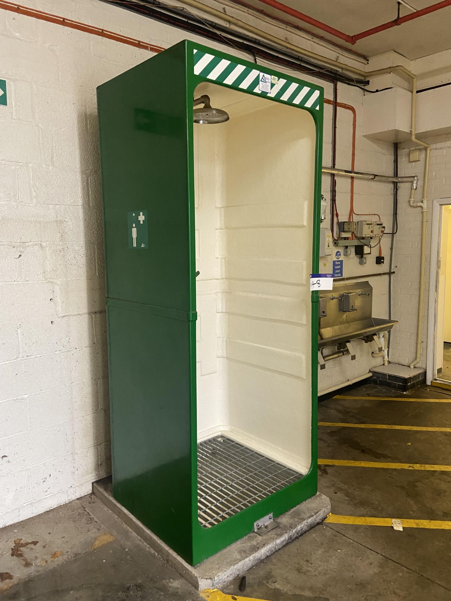 Safety Showers Safety Shower Cubicle Please read the following important notes:- Fork Lifts and - Image 2 of 3