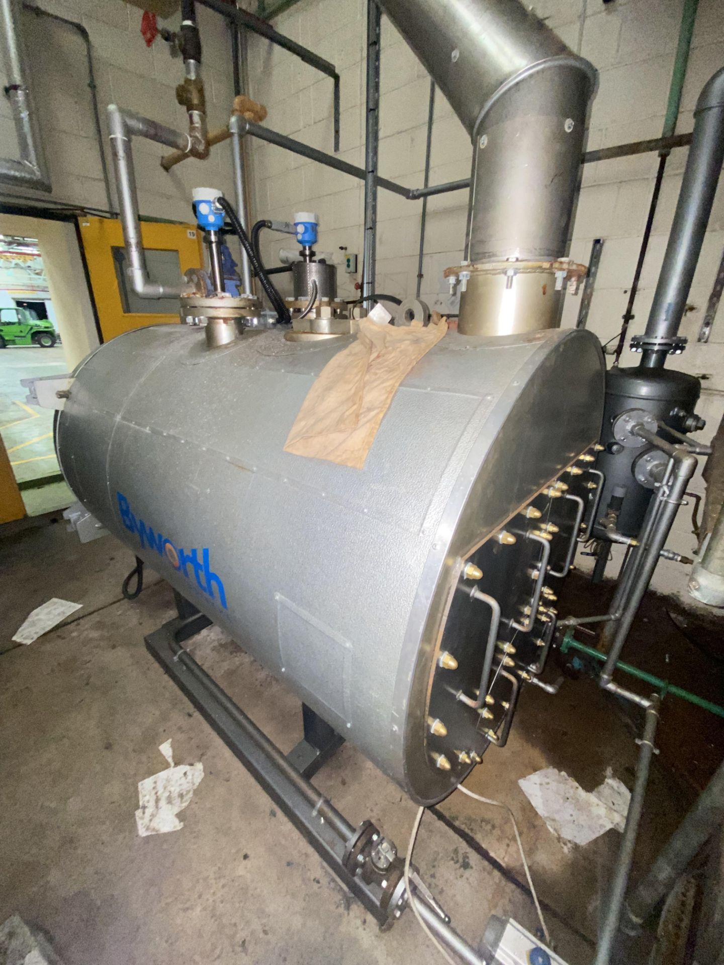 Byworth MX500-116 500kg/hr (F&A 100°C) GAS FIRED STEAM BOILER, serial no. MX500-116, date of - Image 11 of 17