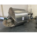 Rigal Bennett Mixer TYPE GT22-1 STAINLESS STEEL MIXING VESSEL, 1.8m dia. x 1.6m deep, with
