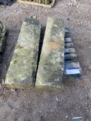 Two Stone Lintels, on one pallet Please read the following important notes:- Free loading will be