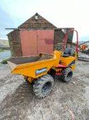 Thwaites 1 tonne ARTICULATED HIGH LIFT DUMPER, VIN SLCM201ZZ402A5734, year of manufacture 2004, mass