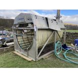 Hydrotech STAINLESS STEEL FRAMED ROTARY DRUM FILTER SCREEN, approx. 1.9m dia. x 3m long, with