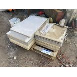 Approx. 18.4 sq m Porcelain Paving Stones, assorted colours (please note - this lot is NOT subject