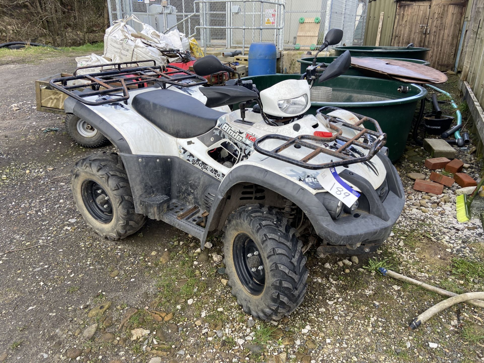 Blade 500SL 4X4TGB QUAD BIKE; vendor’s comments – known to have electrical fault – poor starter