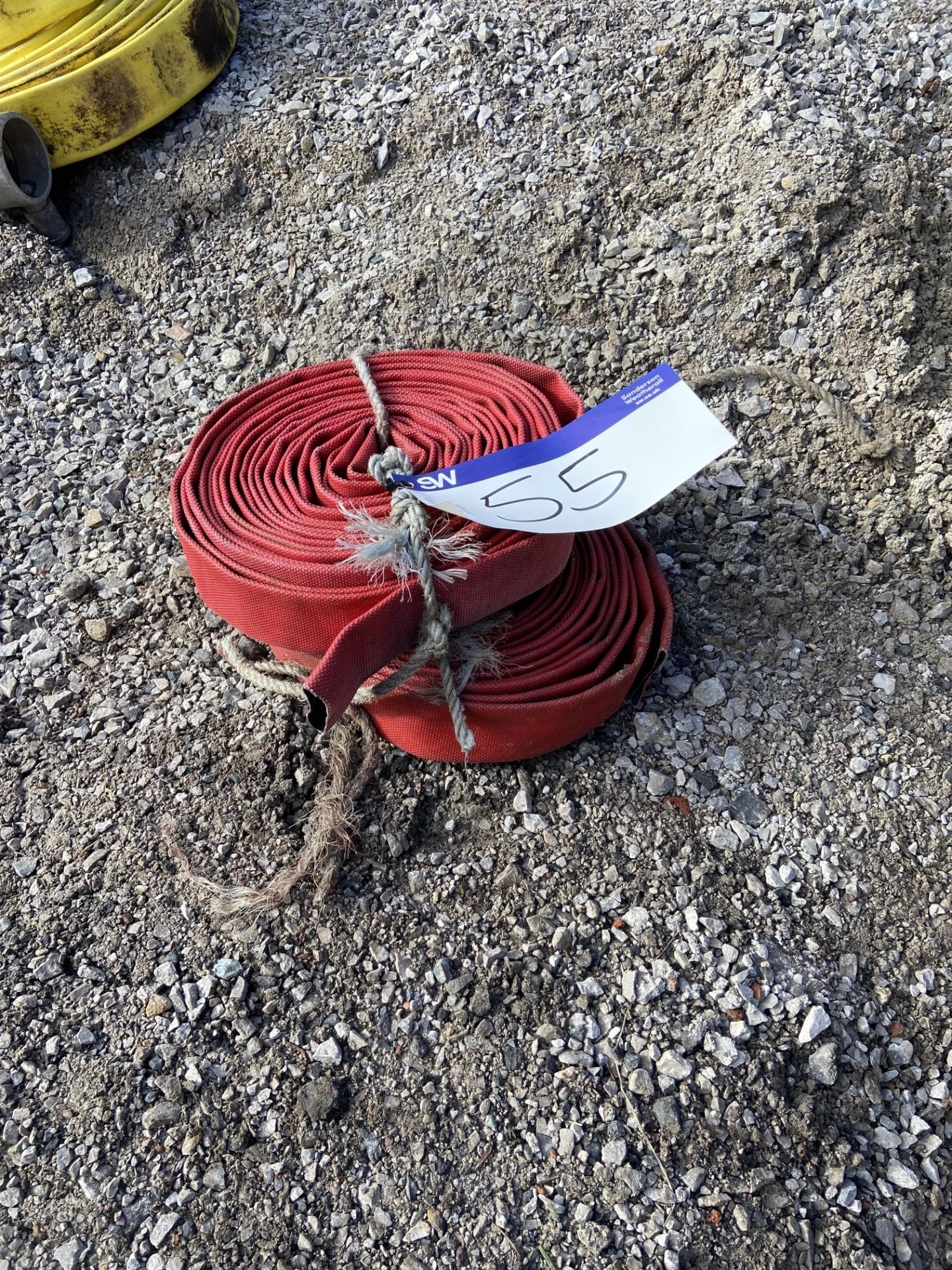 Two Lay Flat Hoses, approx. 24m long overall, 65mm Please read the following important notes:-