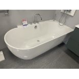 Corner Bath, with taps Please read the following important notes:- ***Overseas buyers - All lots are