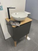 Crosswater Artist Basin Unit, with mixer tap, overall size approx. 600mm x 500mm, basis approx.