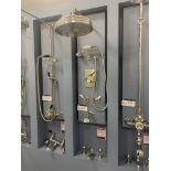 Lefroy Brooks Classic Bath Shower Mixer, with handset, rose and arm Please read the following