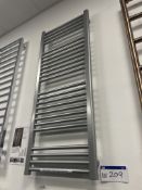 Bisque Deline Titane Wall Mounted Vertical Radiator, approx. 1.2m long Please read the following