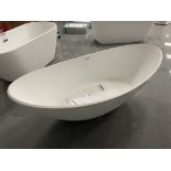 Breeze Double Ended Free Standing Cast Stone Bath, approx. 1720mm x 830mm x 650mm Please read the