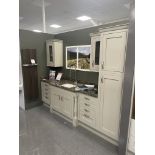 Masterclass Kitchens Marlow UTILITY CERAMIC KITCHEN UNIT, with cabinets, granite top, Franke sink,