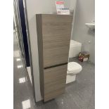 Duravit D-Neo Single Door Wall Mounted Cabinet, approx. 400mm x 1.3m Please read the following