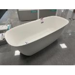 Acquabella Dorian Levi Double Ended Free Standing Bath Tub, approx. 1700mm x 770mm Please read the