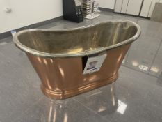 BC Designs COPPER BATH BOAT, approx. 1.45m x 700mm Please read the following important notes:- ***