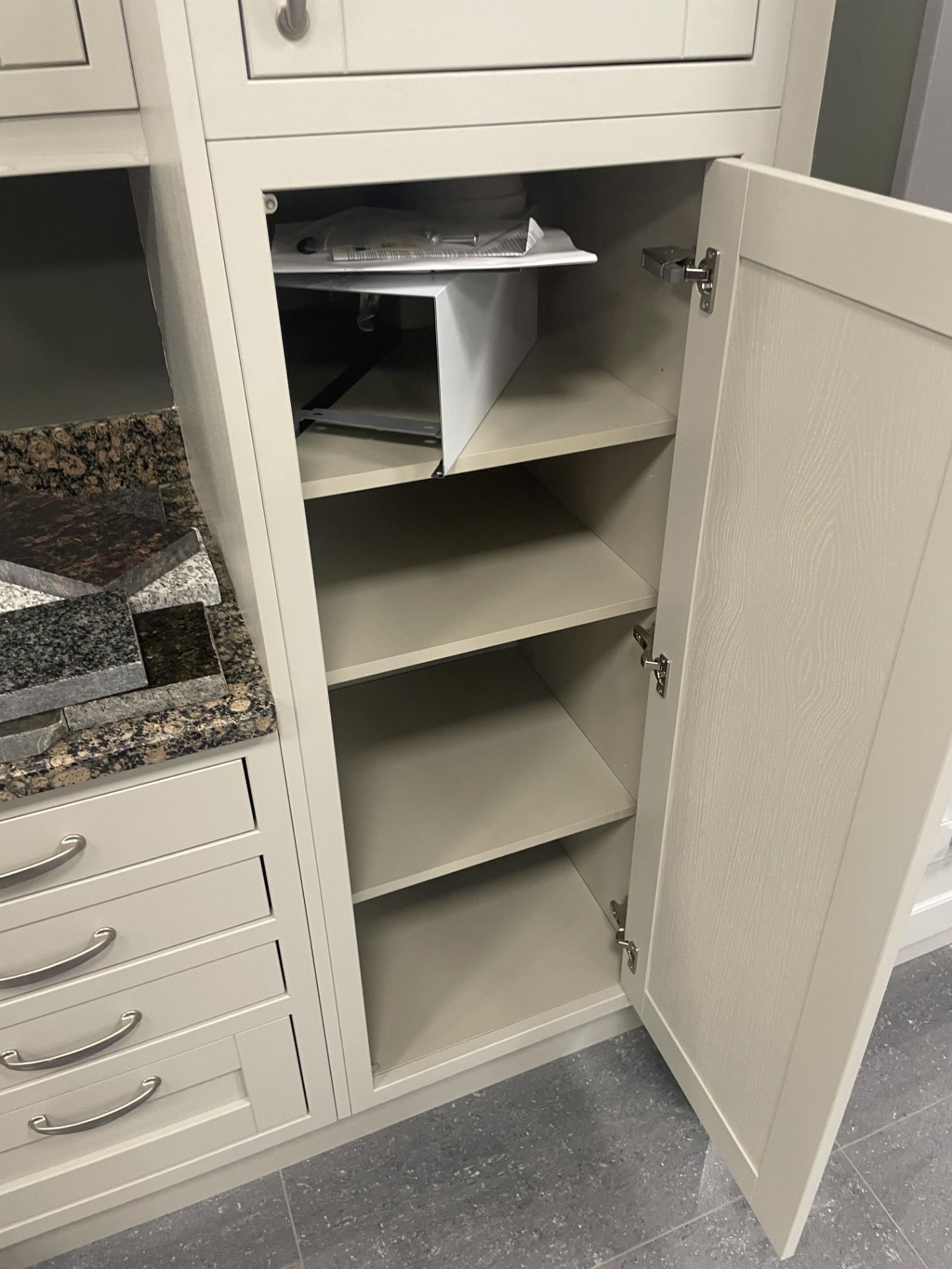 Masterclass Kitchens Marlow UTILITY CERAMIC KITCHEN UNIT, with cabinets, granite top, Franke sink, - Image 4 of 5