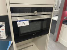 Siemens CF634AGS1B Microwave (please note this lot is part of combination lot 14A) Please read the