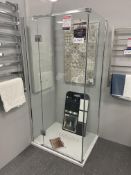 Kudos Pinnacle Eight Shower Enclosure, approx. 1m x 780mm x 2m Please read the following important