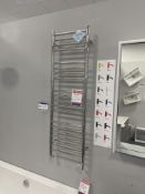 JIS Ashdown Stainless Steel Wall Mounted Towel Radiator, approx. 1.2m x 400mm Please read the