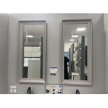 Two Rectangular Mirrors, each approx. 1.1m x 500mm Please read the following important notes:- ***