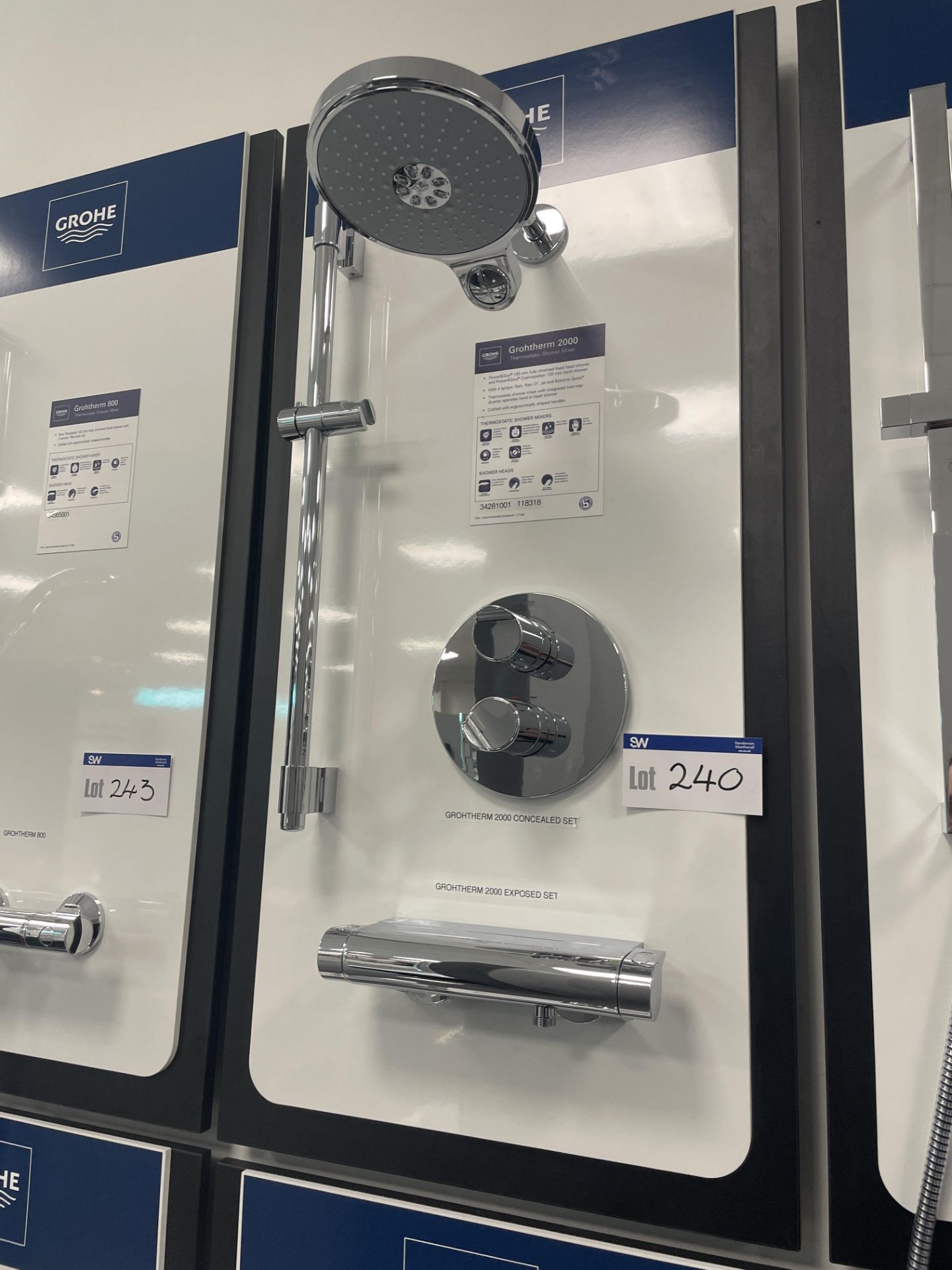 Grohe Grohtherm 2000 Thermostatic Shower System (understood to be a display unit and may not be