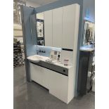 Utopia CONTEMPORARY BASIN UNIT, with cabinets, taps and double door mirror, approx. 1.55m x 400mm