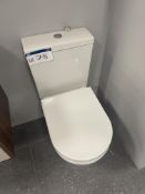 Vitra Integra Toilet, with cistern and wall mounted toilet roll holder Please read the following