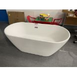 Duravit D-Neo Double Ended Free Standing Bath, approx. 1600mm x 750mm Please read the following