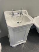 Burlington Basin Unit, with taps, approx. 560mm x 470mm Please read the following important